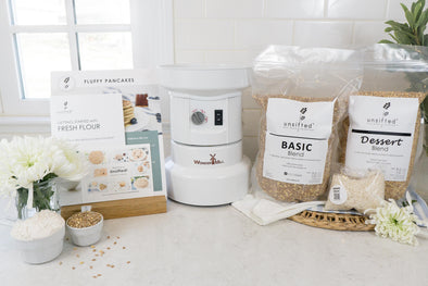 ***Unsifted® Starter Kit | WonderMill + Whole Grain Blends + Recipe Cards