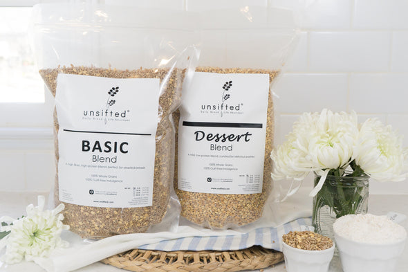 ***Unsifted® Starter Kit | WonderMill + Whole Grain Blends + Recipe Cards